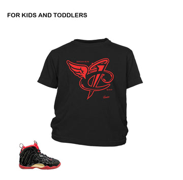 Vamposite foam sneaker match shirts and tees for kids.