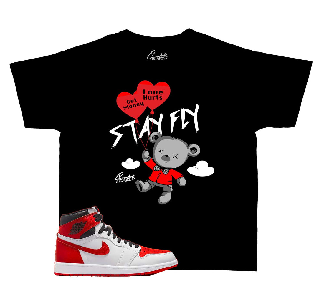 Kids Jordan 1 heritage sneaker tees