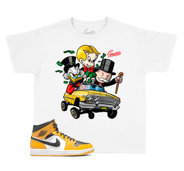 Kids Taxi 1 Shirt - Billions - White