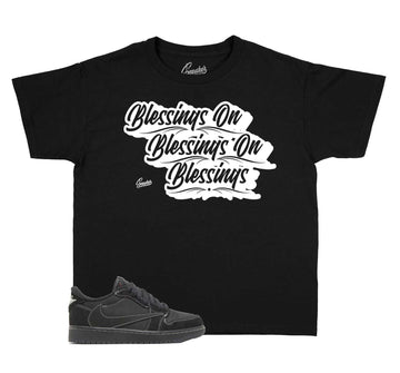 Kids Black Phantom 1 Shirt - Blessings - Black