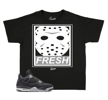 Kids Black Canvas 4 Shirt - Fresh 2 Death - Black