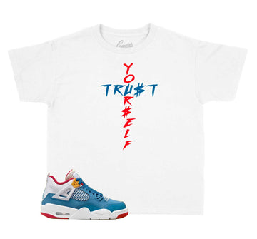 Kids Messy Room 4 Shirt - Trust Yourself - White