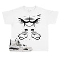 Kids Jordan 4 military black sneaker tees