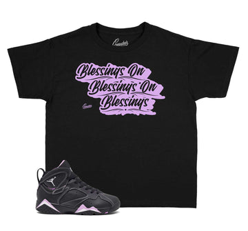 Kids Barely Grape 7 Shirt - Blessings - Black