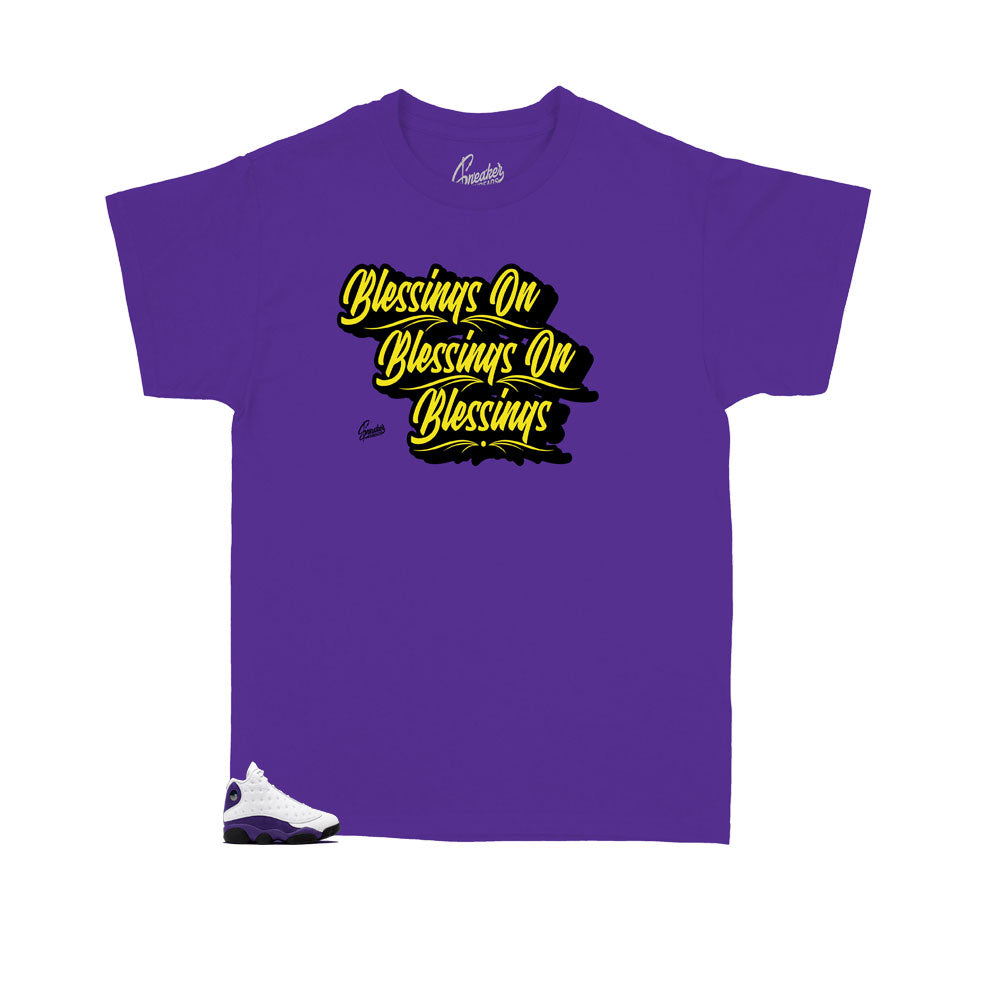 Laker hot sale 13s shirt