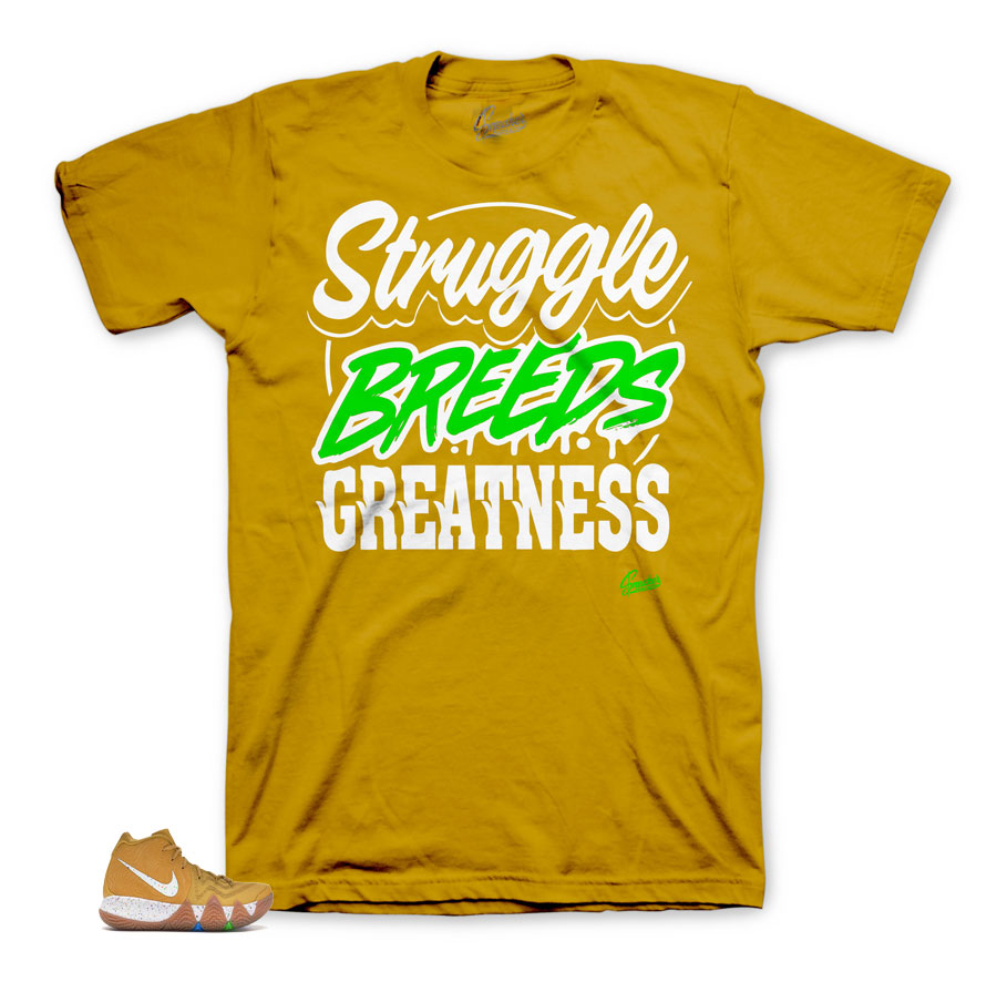 Cinnammon Struggle shirt to match Kyrie Collection