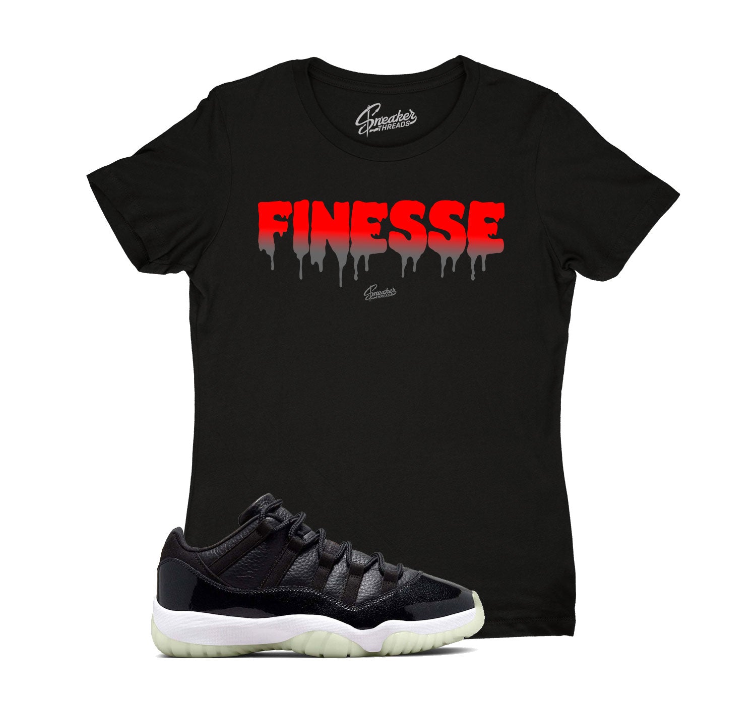 Womens 72-10 11 Shirt - Finesse - Black