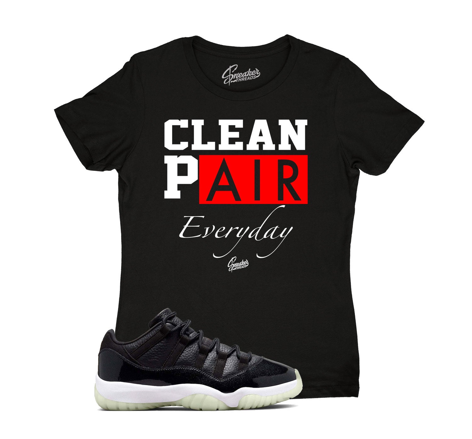Womens 72-10 11 Shirt - Clean Pair - Black