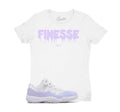 Ladies Jordan 11 pure violet sneaker tees