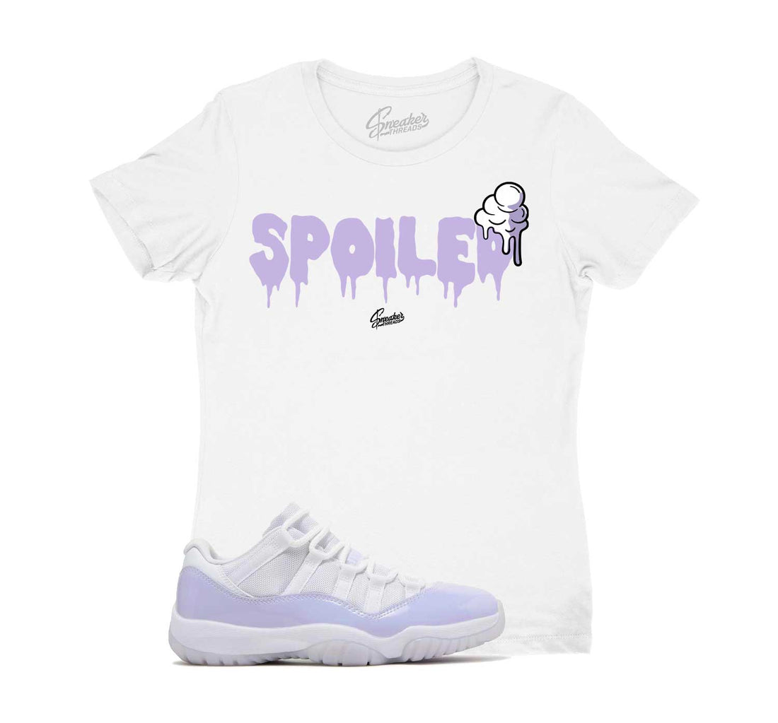 Ladies Jordan 11 pure violet sneaker tees