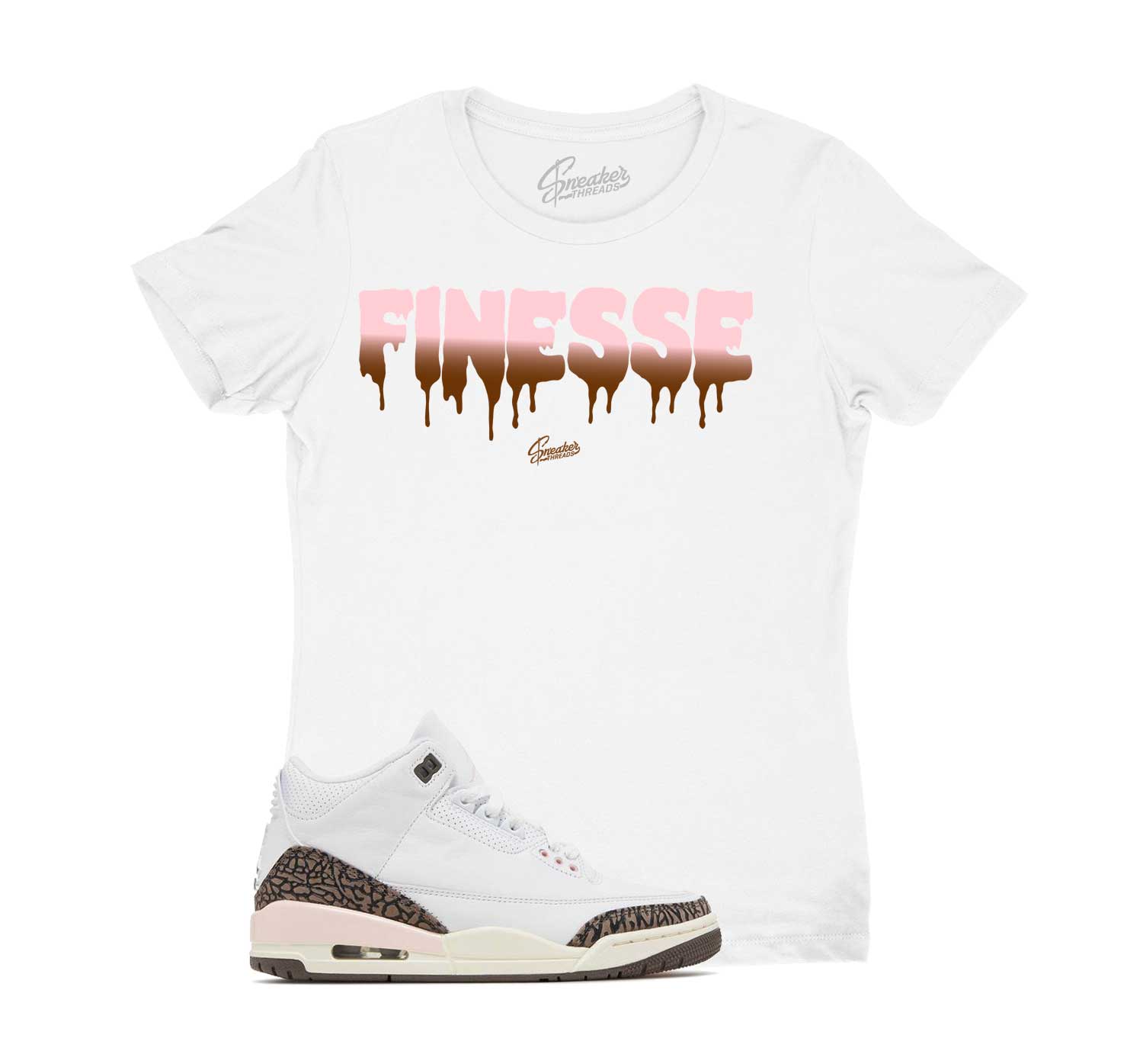 Womens Jordan 3 neapolitan sneaker tees