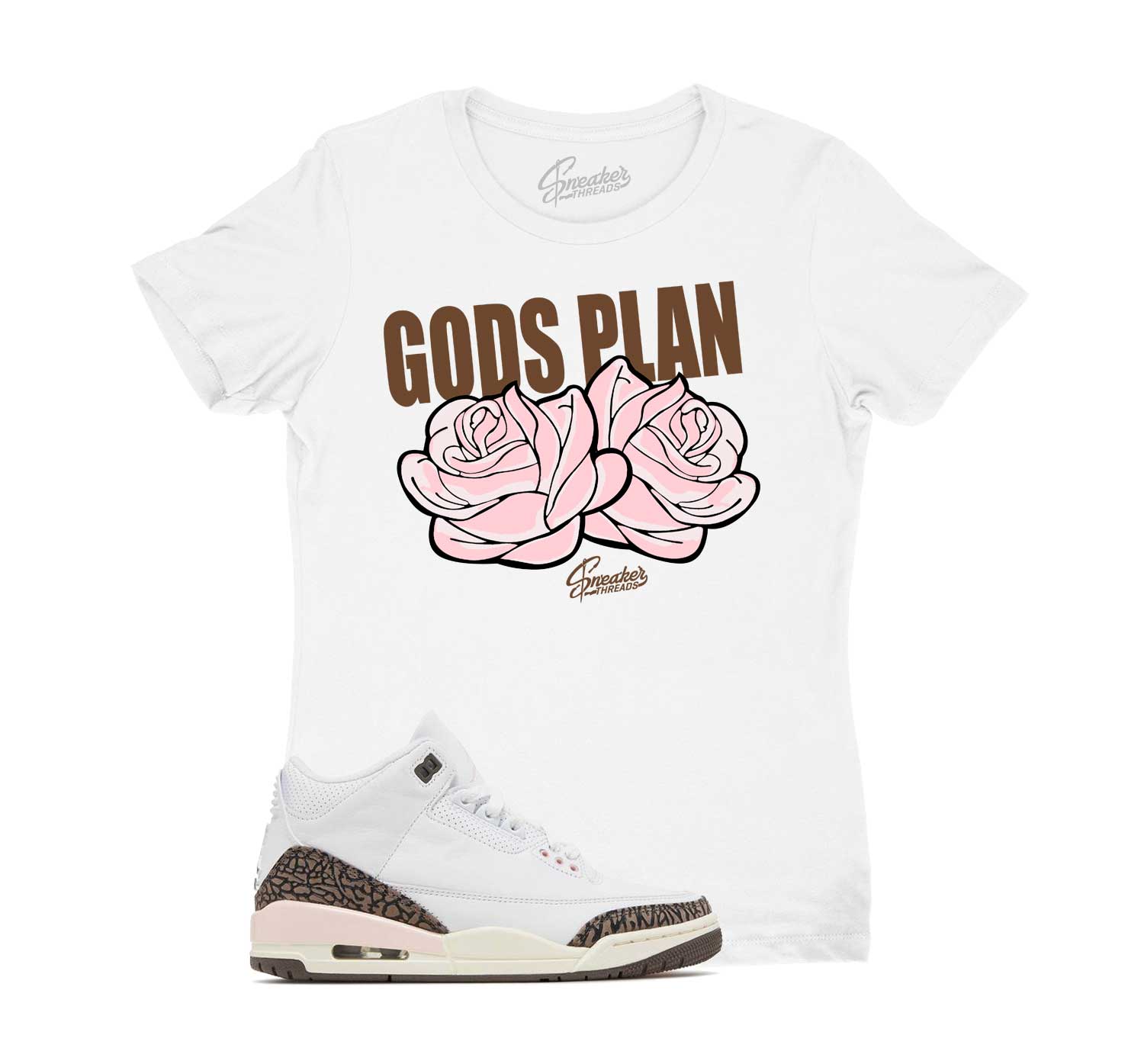 Womens Jordan 3 neapolitan sneaker tees