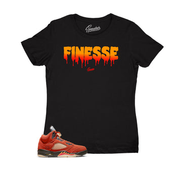 Womens Mars For Her 5 Shirt - Finesse - Black