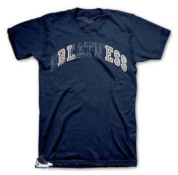 Lebron III Midnight navy shoes matching tee designed to match Lebron III sneaker