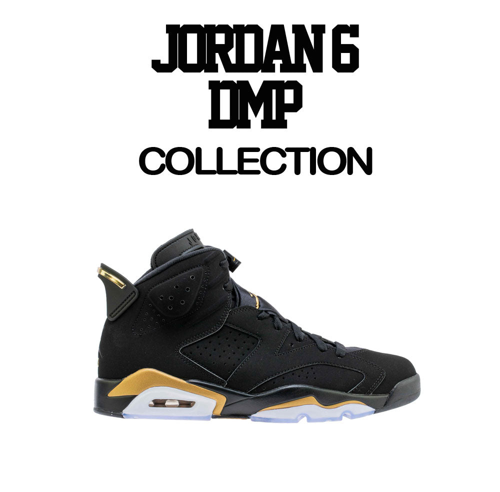 Female shirt matching th Jordan dmp 6 sneaker collection 