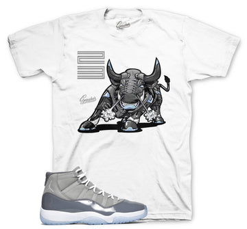 Retro 11 Cool Grey Shirt - No Bull Sneaker Tee