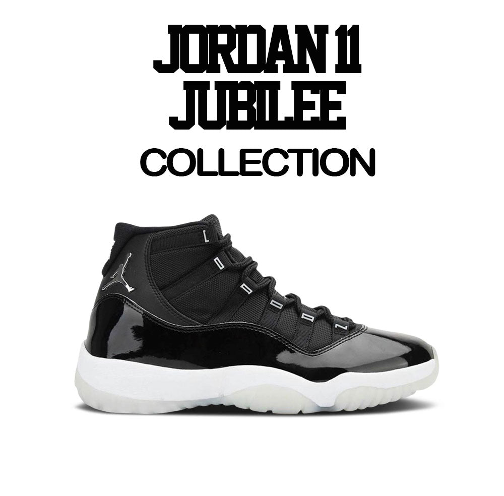 Retro 11 Jubilee Shirt -Time Is Money - Black