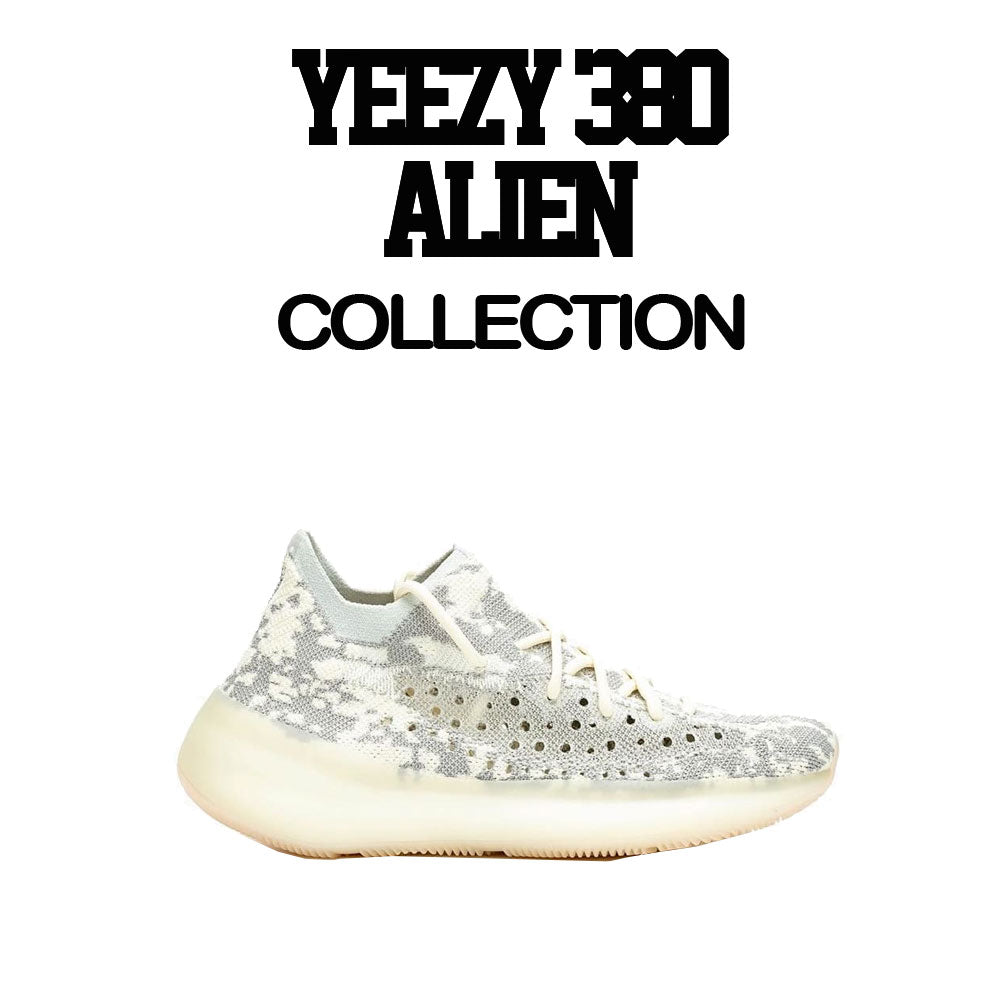 Sneaker Shirts Yeezy 380 Alien white original shirt