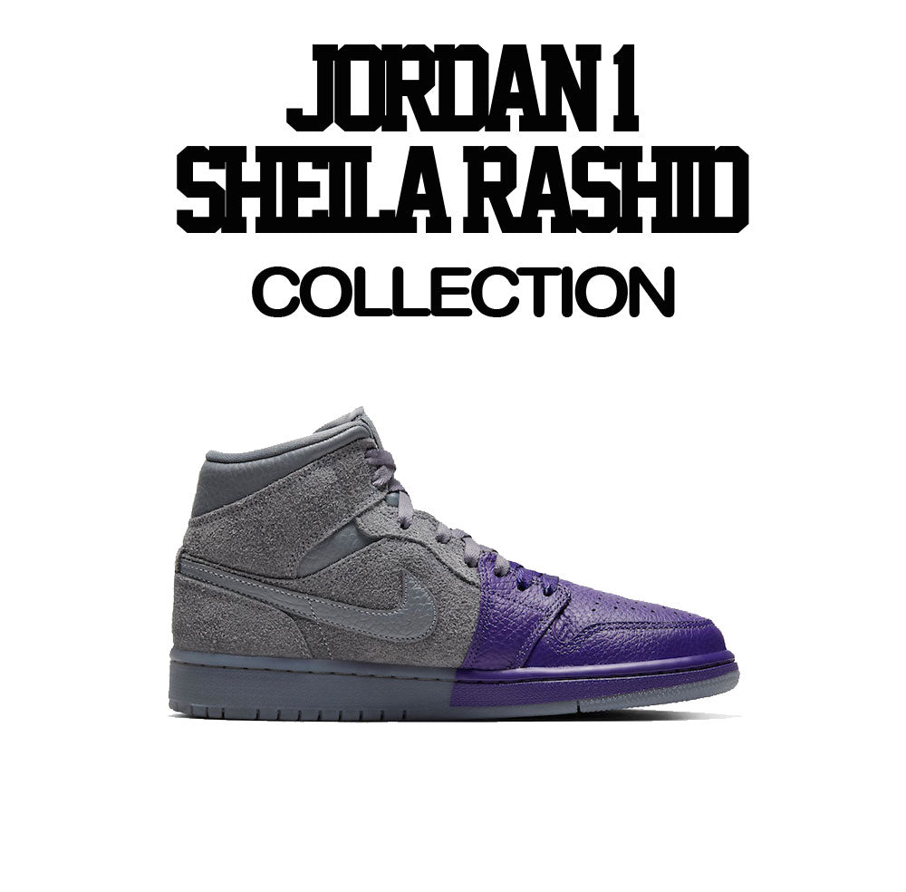 Womens sneaker tees match Jordan 1 sheila rashid shoes