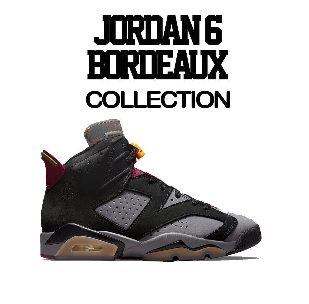 Retro 6 Bordeaux Sweater - Playing For Keeps - Black