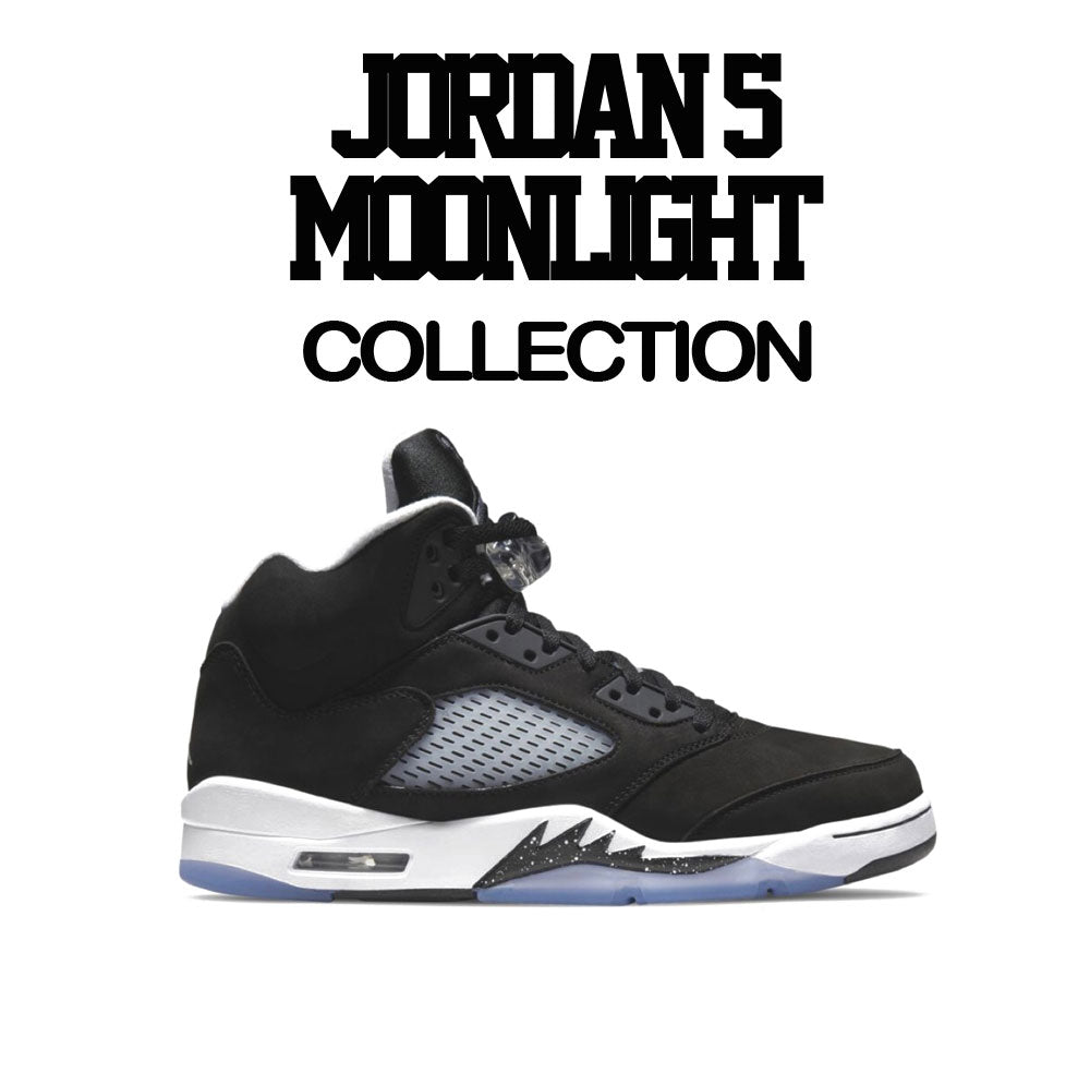 The best sneaker tees to match Jordan 5 Moonlight oreo sneakers