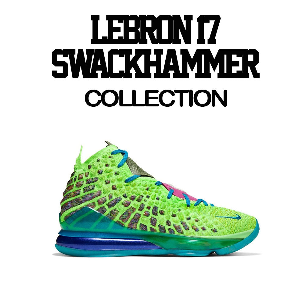 Sweaters match LeBron 17 swackhammer sneakers perfectly.