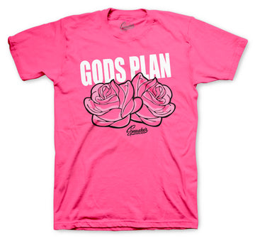 Retro 12 Ice Cream Shirt - Gods Plan - Pink