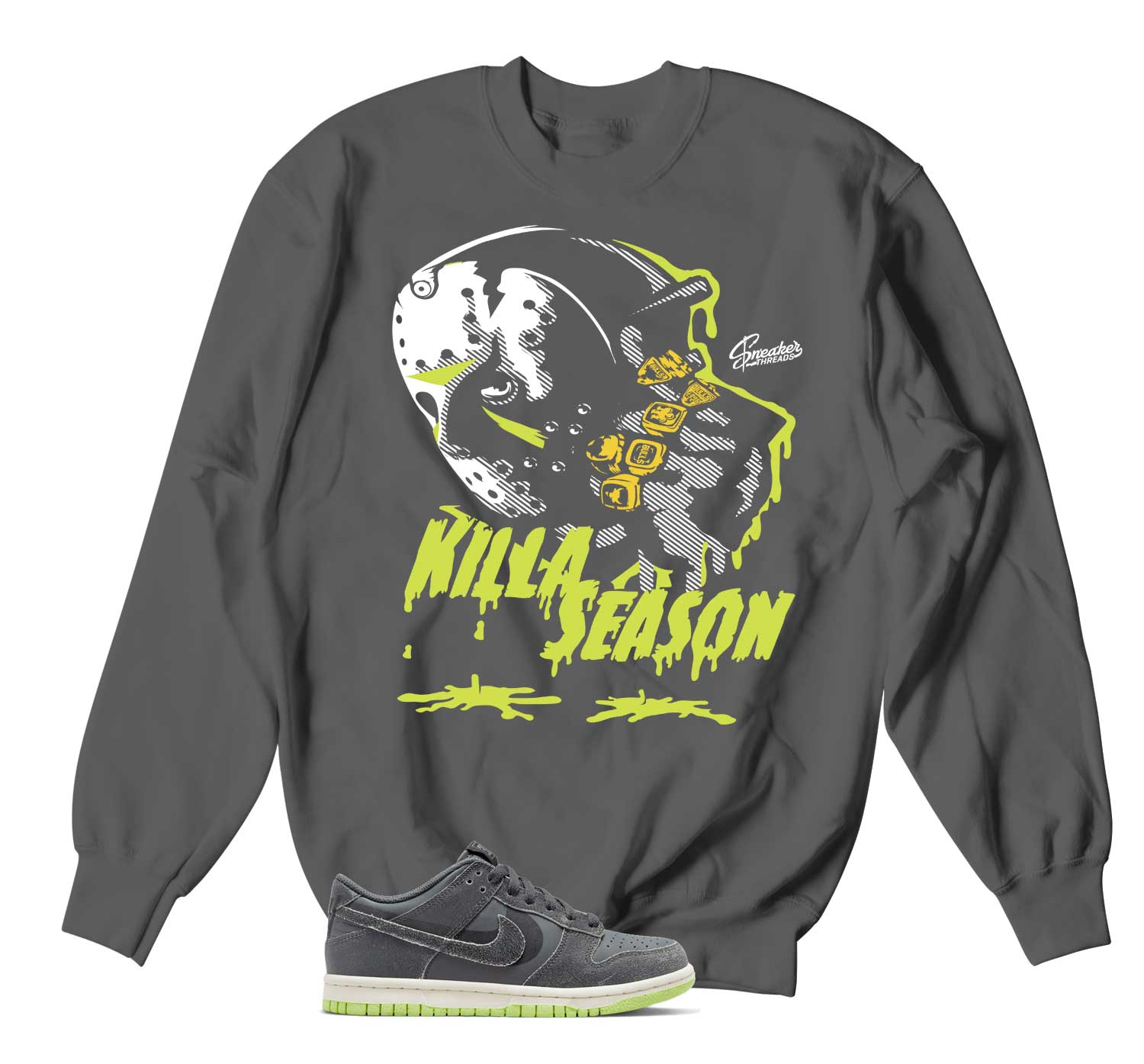 Dunk Low Halloween 2022 Sweater - Killa Season - Grey