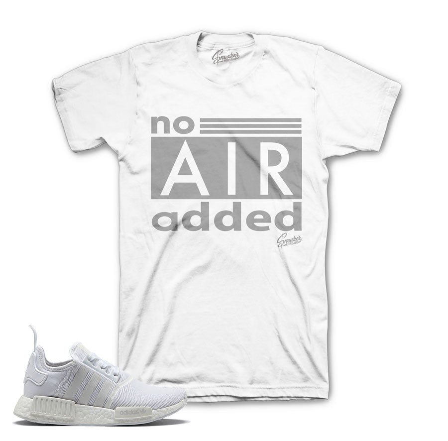 Adidas NMD R1 Triple White Core Shirts | Triple white tee