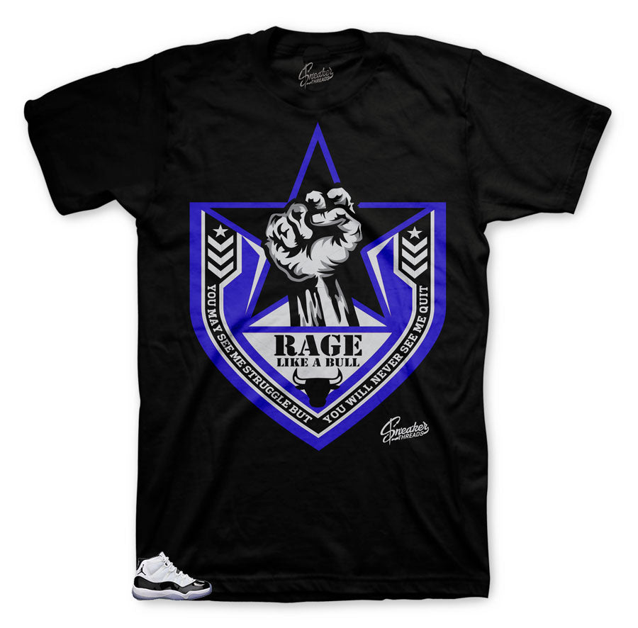 Jordan 11 Concord Rage shirt | Sneaker tees official concord 11