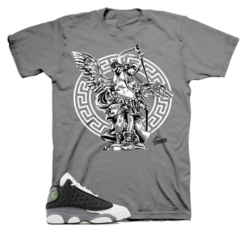 Retro 13 Black Flint Shirt - St. Michael - Charcoal