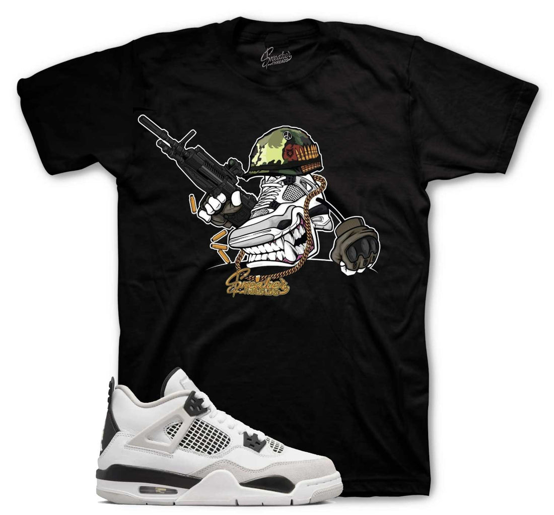 Jordan 4 military black sneaker tees
