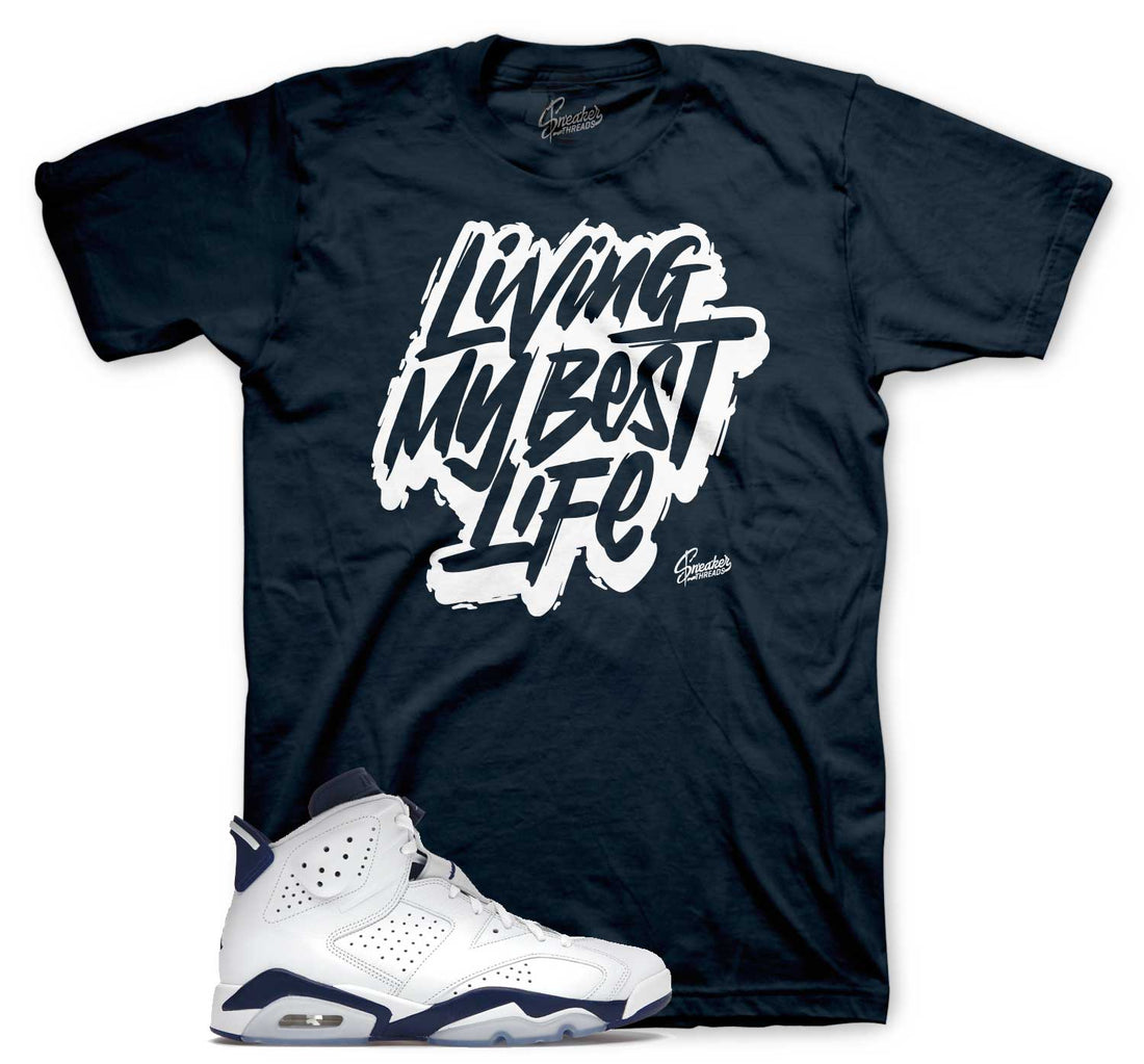 Jordan 6 midnight navy tees and outfits