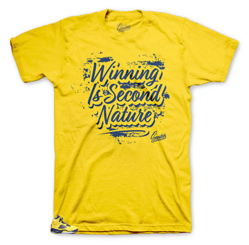 Jordan 5 Michigan Sneaker threads perfect matching shirts