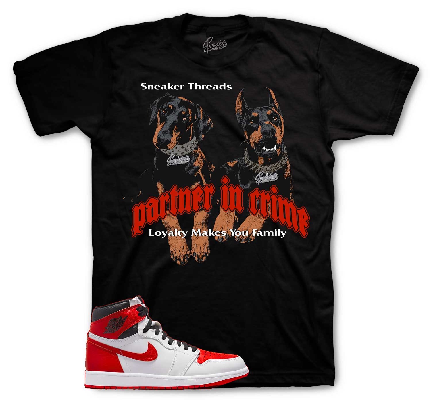 Jordan 1 heritage sneaker tees