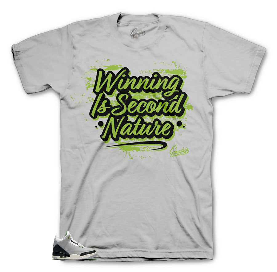 Jordan Second Nature shirt for Chlorophyll 3's