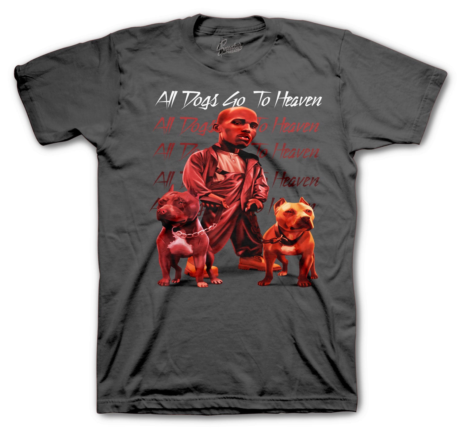 Retro 13 Red Flint Shirt - All Dogs - Charcoal