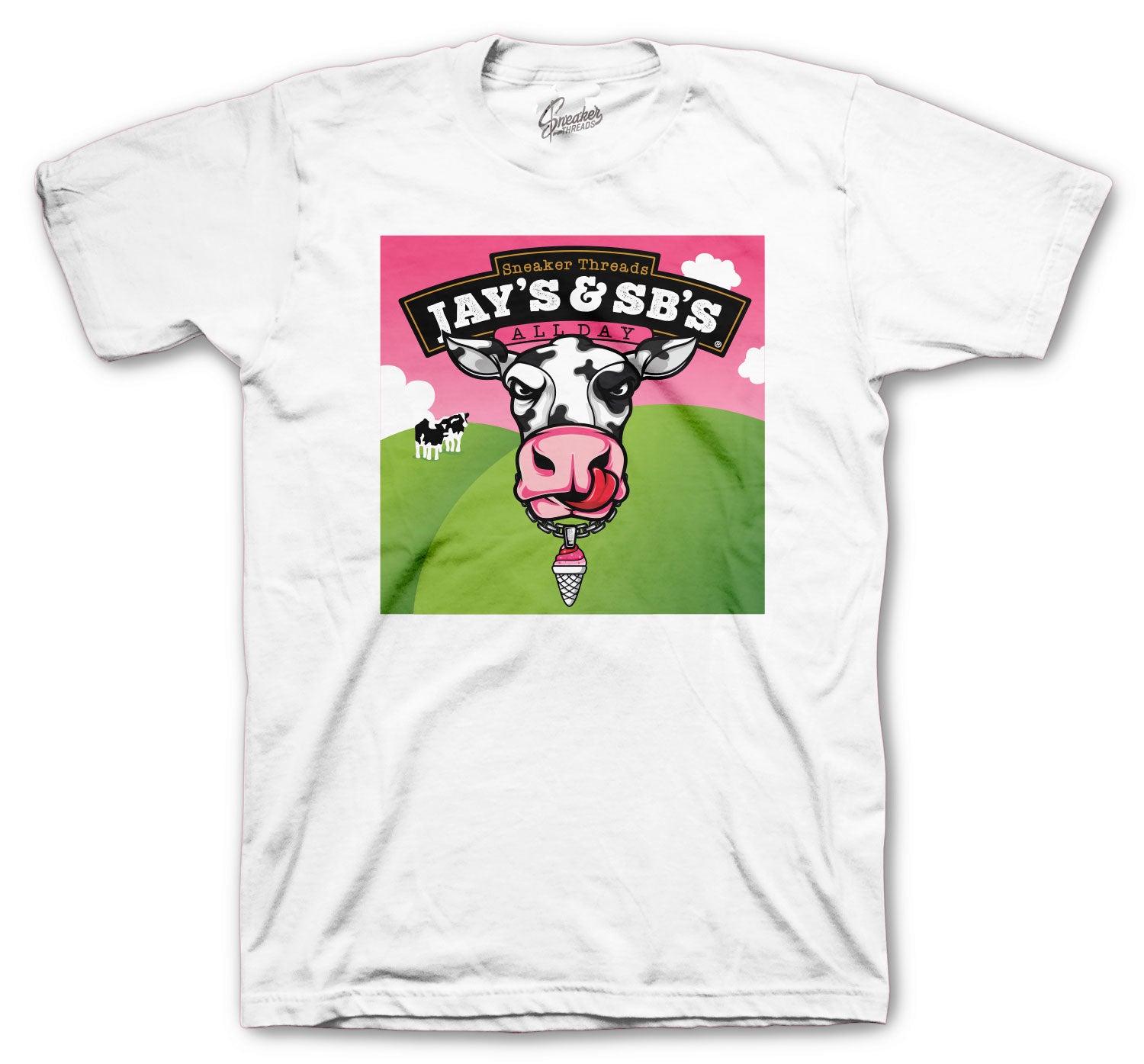 Retro 12 Ice Cream Shirt - Jays & SBs - White