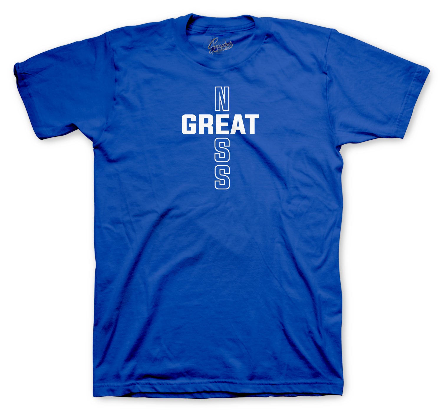 Retro 5 Stealth Shirt - Greatness Cross - Blue