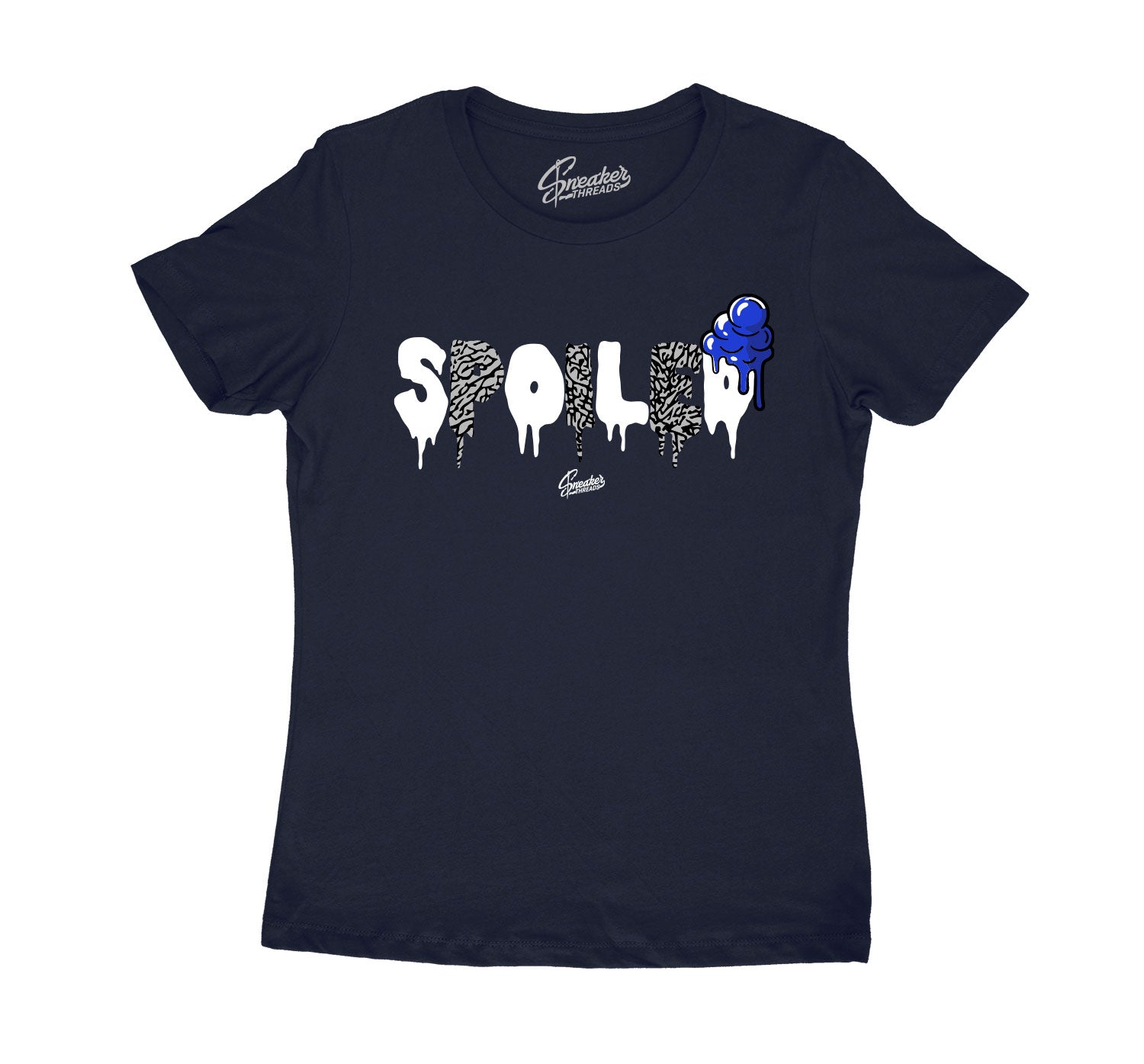 Ladies tee collection to match Jordan 3 midnight navy sneaker collection 