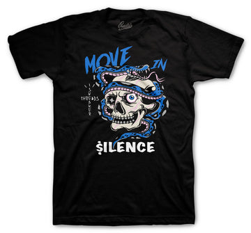 Retro 1 Travis Scott Fragment Shirt - Move In Silence - Black