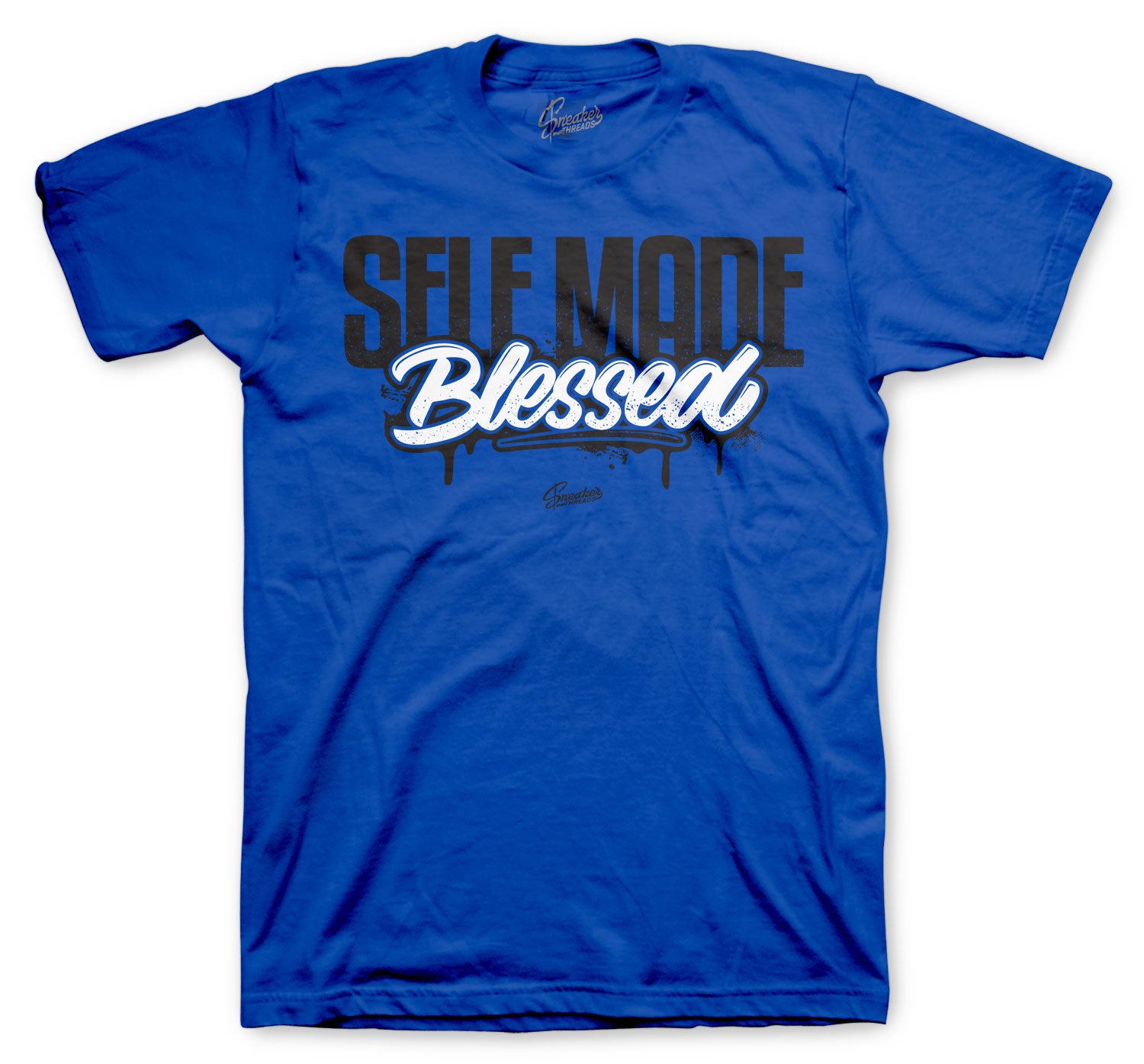 Retro 5 Stealth Shirt - Self Made - Blue
