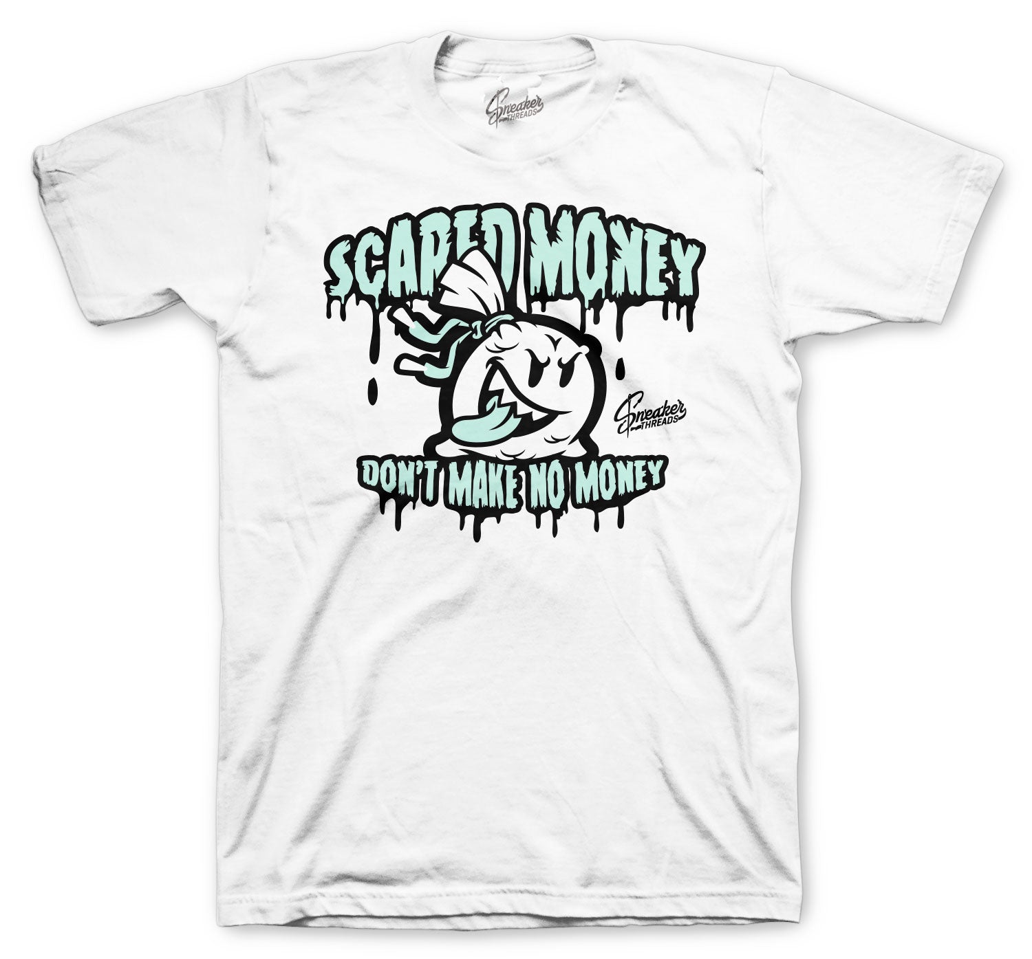 Retro 12 Easter Shirt - Scared Money - White