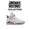 Jordan 6 Red Oreo Sneaker tees