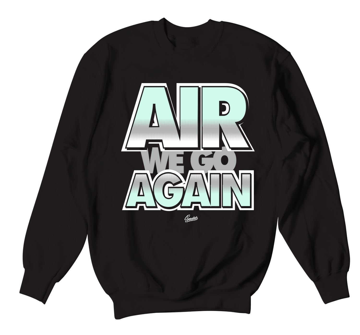 Barely Green All Star Sweater - Air We Go - Black
