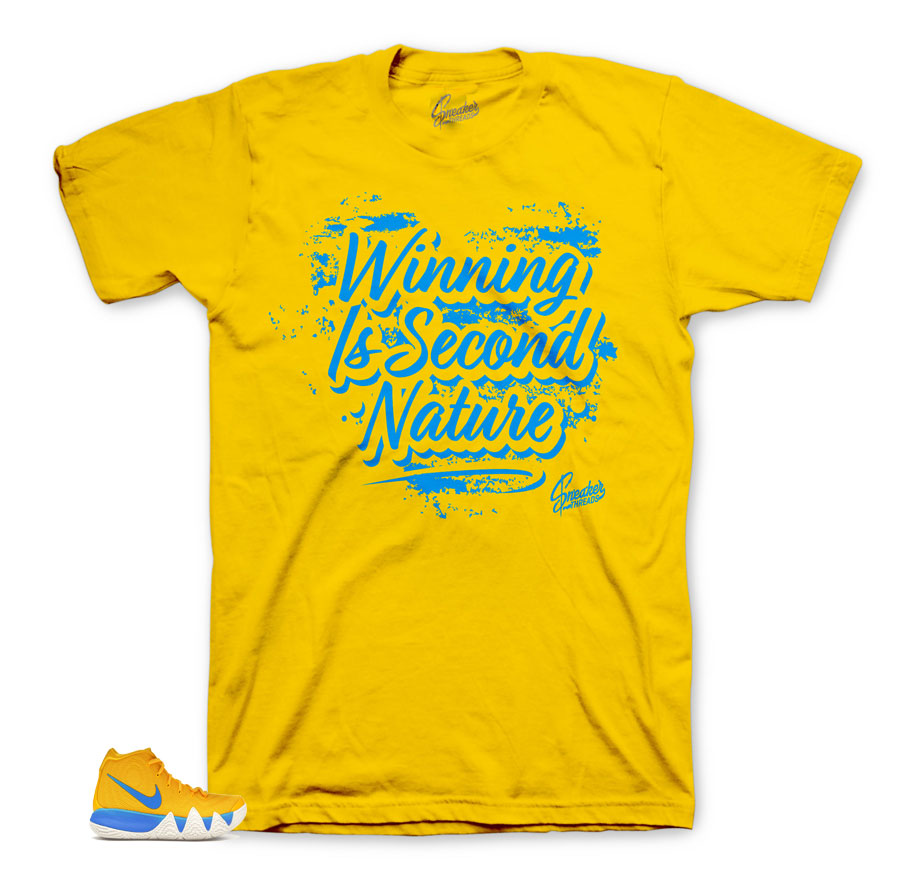 Yellow second nature matching shirt for Kyrie Kix Collection