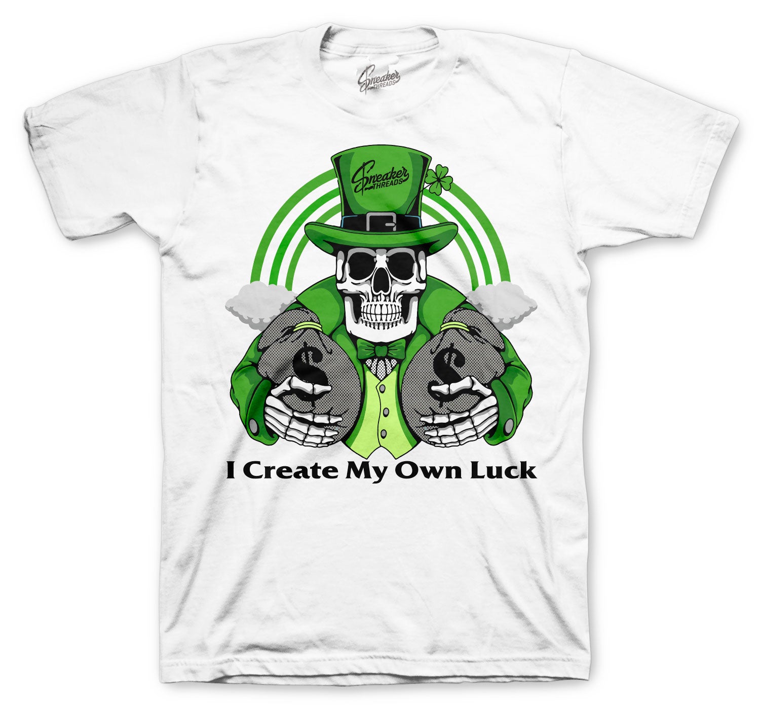 Air Max St. Patrick's Shirt - Own Luck - White