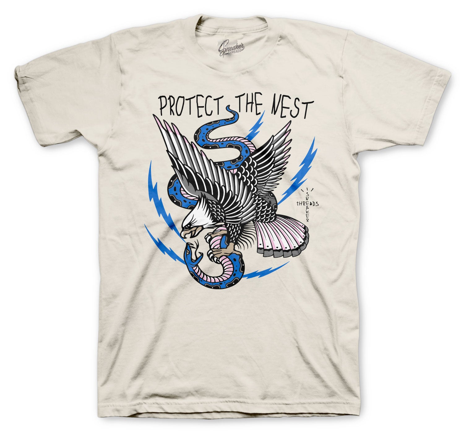 Retro 1 Travis Scott Fragment Shirt - Protect The Nest - Natural