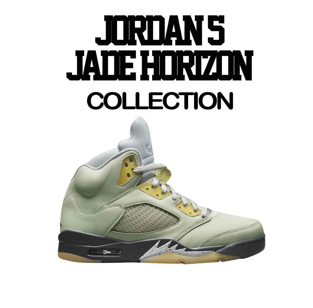 Jade horizon Jordan 5 sneaker tees & Matching Outfits | Money Shirt