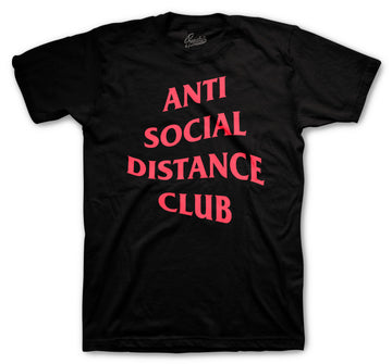 Retro 12 Utility Shirt - Social Distance - Black